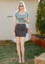 GH23156 Square Neck Top Lady