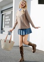 XK312992 Pleated Skirt Lady
