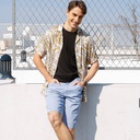 CH23028 Floral Shirt Man