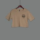 GT23142 Printed Baggy Crop T-Shirt