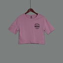 GT23142 Printed Baggy Crop T-Shirt