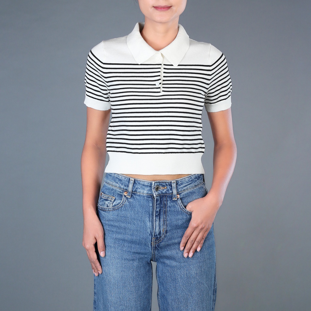 GH23376 Knit Polo Shirt Lady
