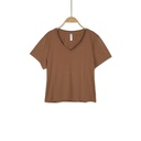 XT213604 V Neck Tee T-Shirt Lady