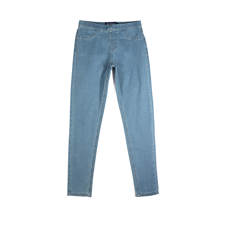 XPJ11787 Pull-up Skinny Jean Lady