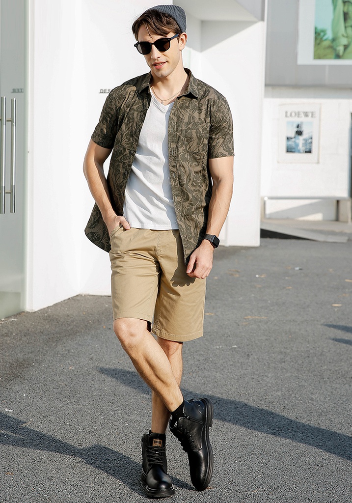 YH213016 Slim Fit Cotton Shirt Man 