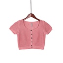 GH23071 Knit Crop Top Lady