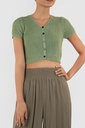 GH23070 Knit Crop Top Lady