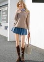 XK312992 Pleated Skirt Lady
