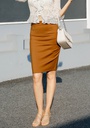 XEK213007 Straight Office Skirt Lady