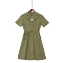 XL212989 Cotton Shirt Dress Lady