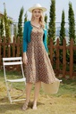 XL313088 Strappy Floral Dress