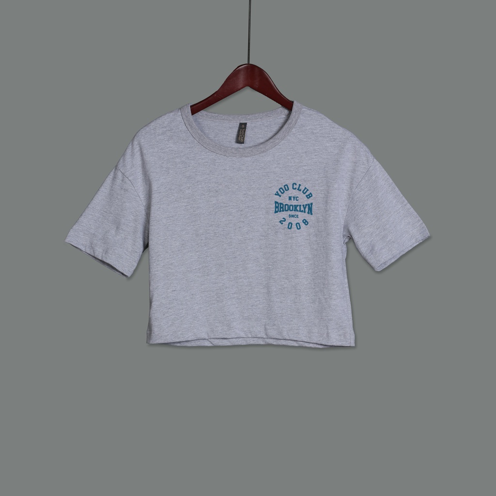 GT23142 Printed Baggy Crop T-Shirt