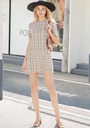 XL213233 Tweed Dress Lady