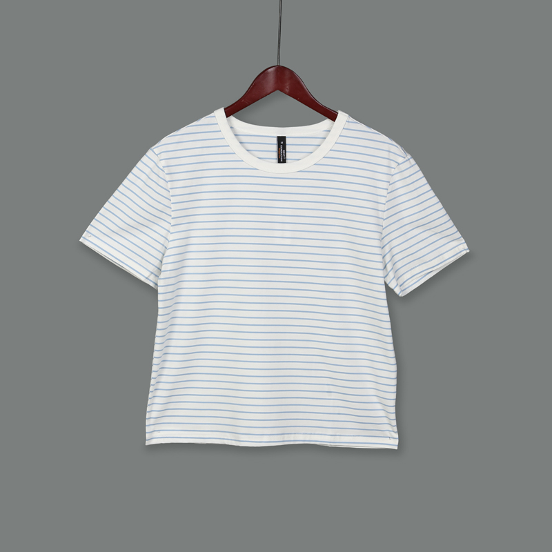 XT213306 Striped Baggy T-shirt Lady
