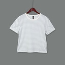 XT213306 Striped Baggy T-shirt Lady