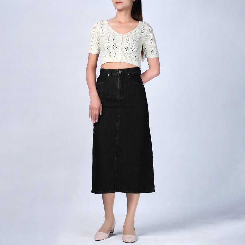 XH213455 Knit Lace Top Lady