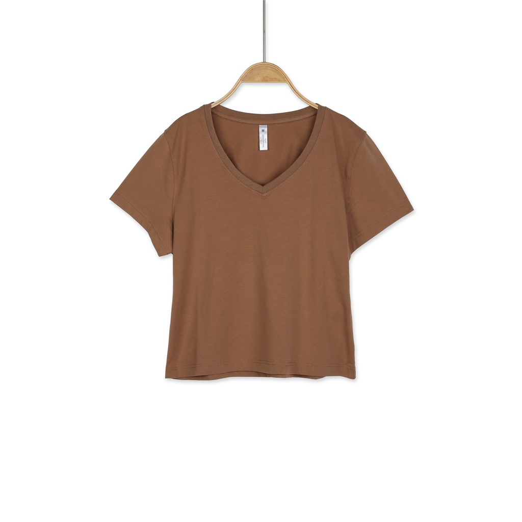 XT213604 V Neck Tee T-Shirt Lady