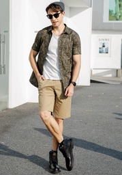 YH213016 Slim Fit Cotton Shirt Man 