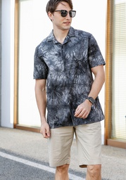 YH213127 Pattern Cotton Shirt Man