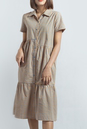 [XL213073] XL213073 Shirt Dress Lady