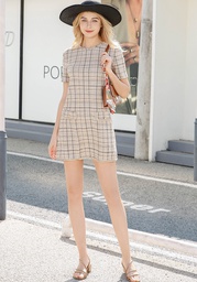 XL213233 Tweed Dress Lady