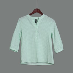 [XH213287] XH213287 Cotton Blouse Women