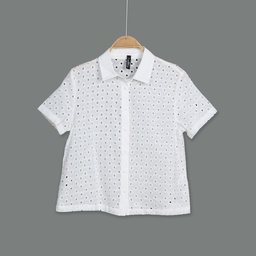 [XH213292] XH213292 Lace Blouse Lady