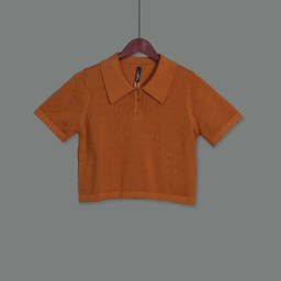 [XH213281] XH213281 Knit Blouse Lady