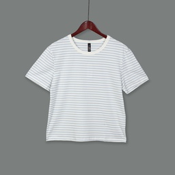 [XT213306] XT213306 Striped Baggy T-shirt Lady