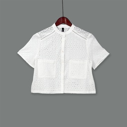 [XH213330] XH213330 Lace Blouse Lady