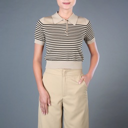 [GH23376] GH23376 Knit Polo Shirt Lady