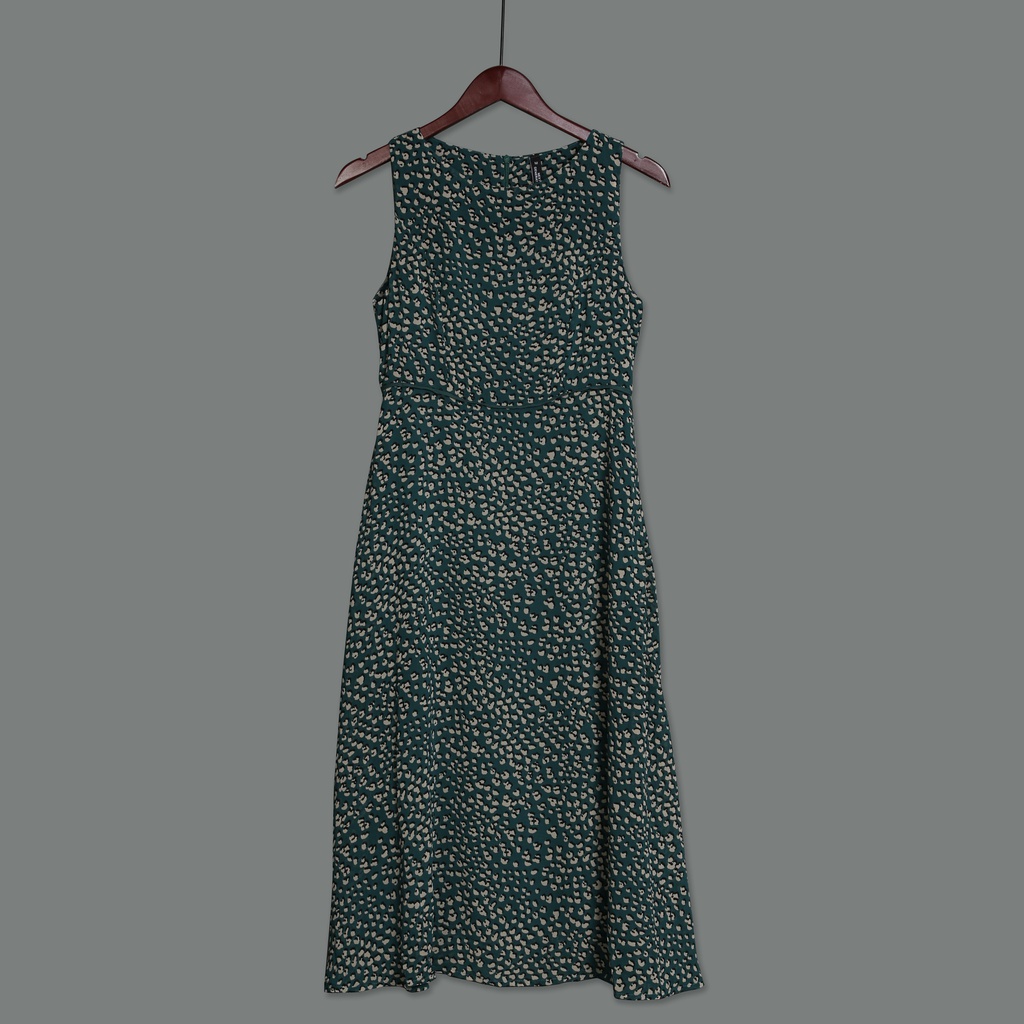 XL313255 Printed Chiffon Dress Women