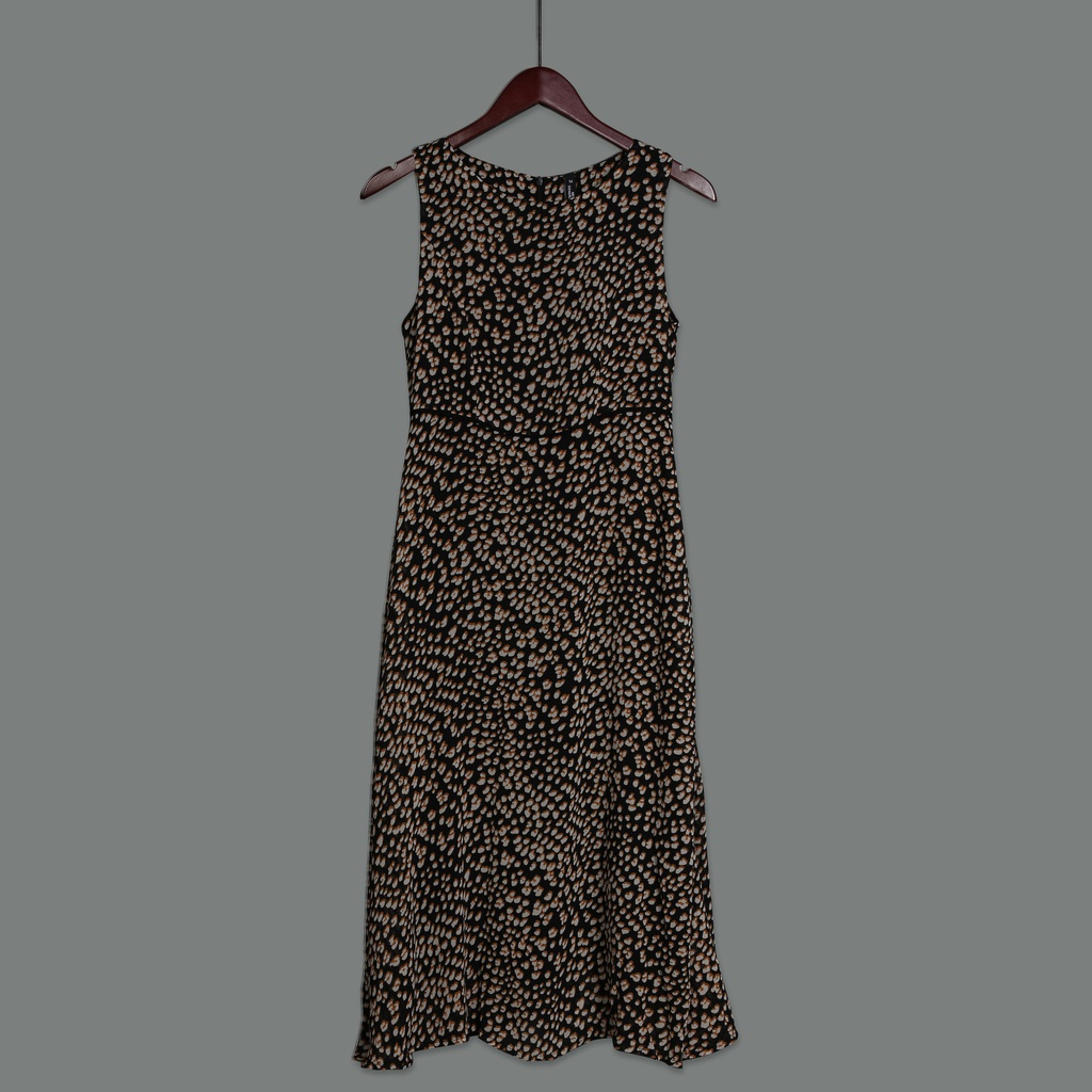 XL313255 Printed Chiffon Dress Women