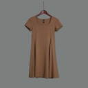 XL213271 Scoop Neck Mini Dress Women