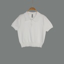 GH23378 Knit Polo Shirt Lady