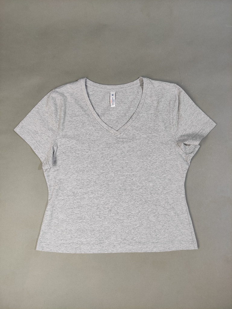 XT213604 V Neck Tee T-Shirt Lady