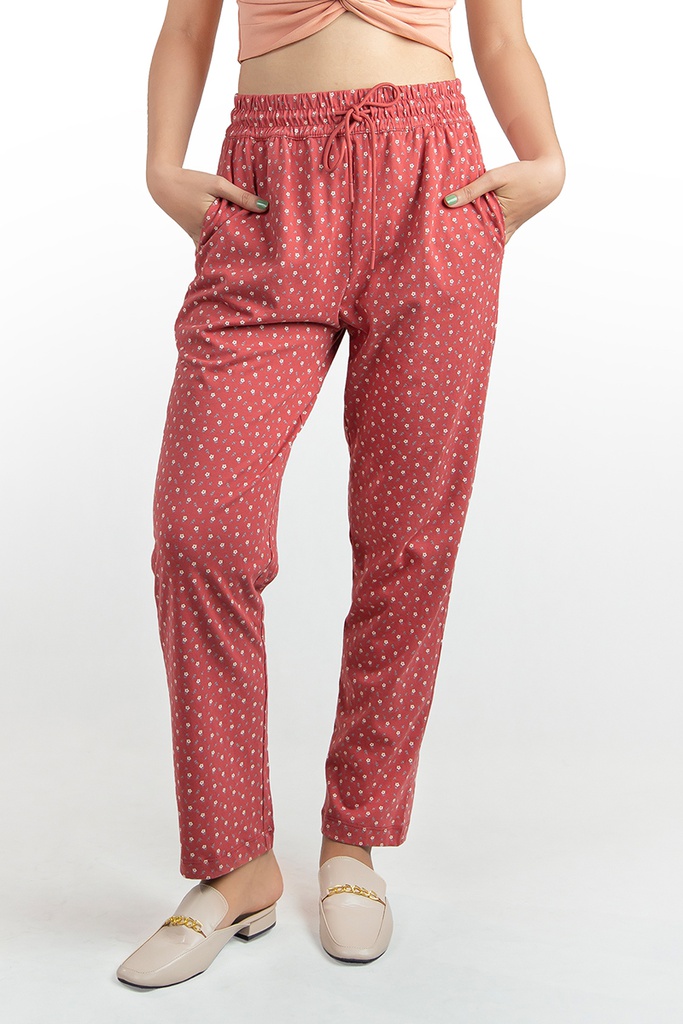 XP113178 Floral Jersey Pant Lady