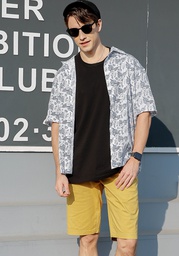 [CH23136] CH23136 Hawaiian Shirt Short Sleeve Man