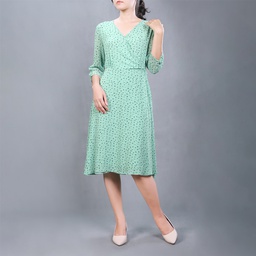 [XL213262] XL213262 Chiffon Dress Lady