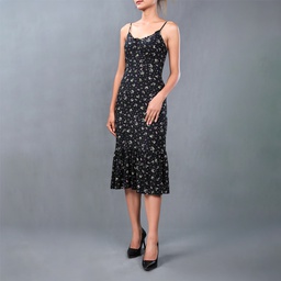 [XL313257] XL313257 Strappy Dress Lady