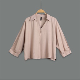 [XH213389] XH213389 Cotton Blouse Lady