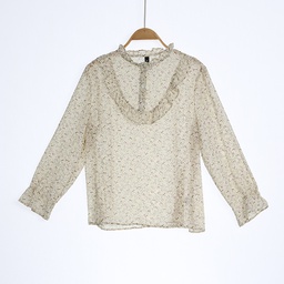 [XH113385] XH113385 Chiffon Blouse Lady