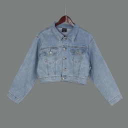 [GJ13313] GJ13313 Denim Jacket Lady